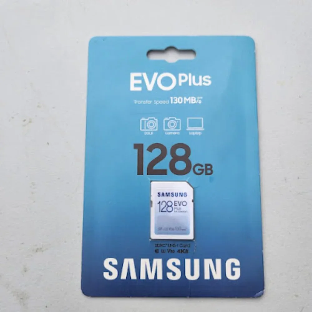 NEW Samsung Evo Plus 128 GM SD Card SDXC for DSLR Camera Laptop Accessories 130
